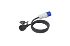 Adattatore con spina e presa CEE con contatto di protezione 16A 230V ProPlus 373530DE, cavo da 150 cm