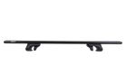 Portapacchi da tetto Eco Alubase 120 - portapacchi universale in alluminio per barre longitudinali (nero)