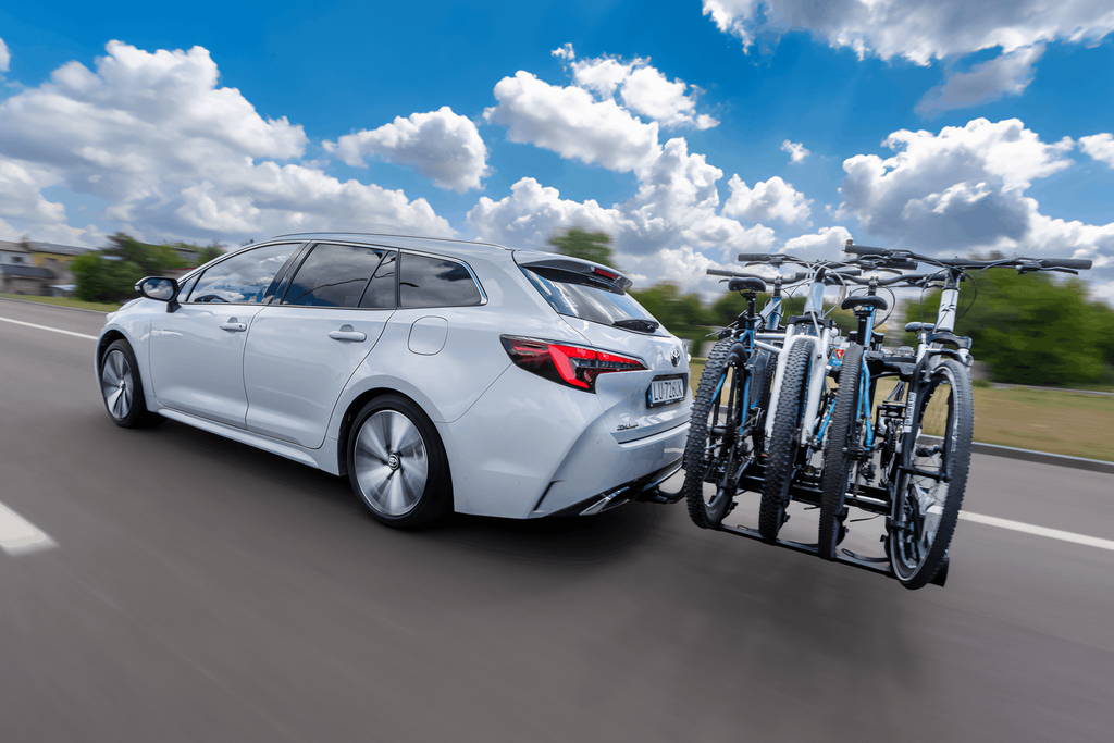 Inter Pack Quattro Fold - portabici da gancio traino per 4 biciclette
