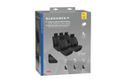 Set di coprisedili per auto LAMPA Elegance blu, per sedili anteriori e posteriori