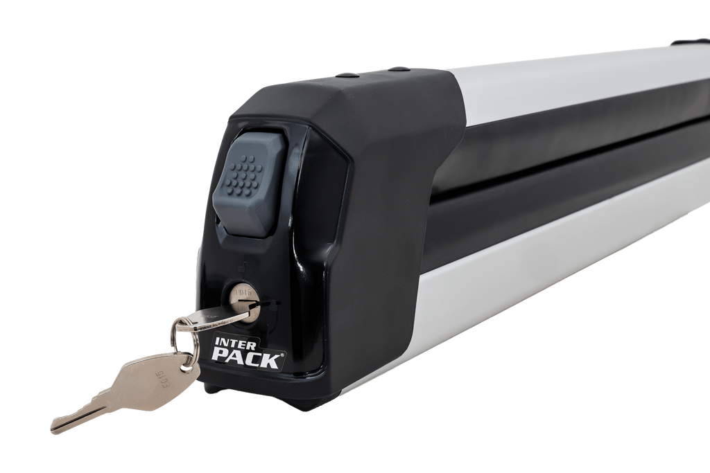 Inter Pack Frostline 4 - porta sci in alluminio per 4 paia di sci o 2 snowboard