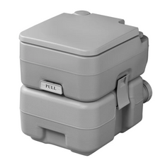 WC portatile da campeggio ProPlus 370415V01CR, grigio, 10L/20L