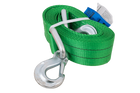 Cavo di traino con ganci HILLS, cinghia di traino 5 m/60 mm/6 t, verde