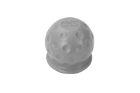 Copertura in gomma AL-KO per sfera di traino, colore argento.