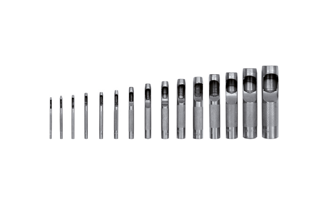 Punzonatrici per cuoio YATO YT-3591, 2-22 mm, 15 pezzi.