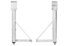 ProPlus 361510V01 supporto angolare estensibile lato anteriore sinistro/posteriore destro del rimorchio 600 kg 460 mm