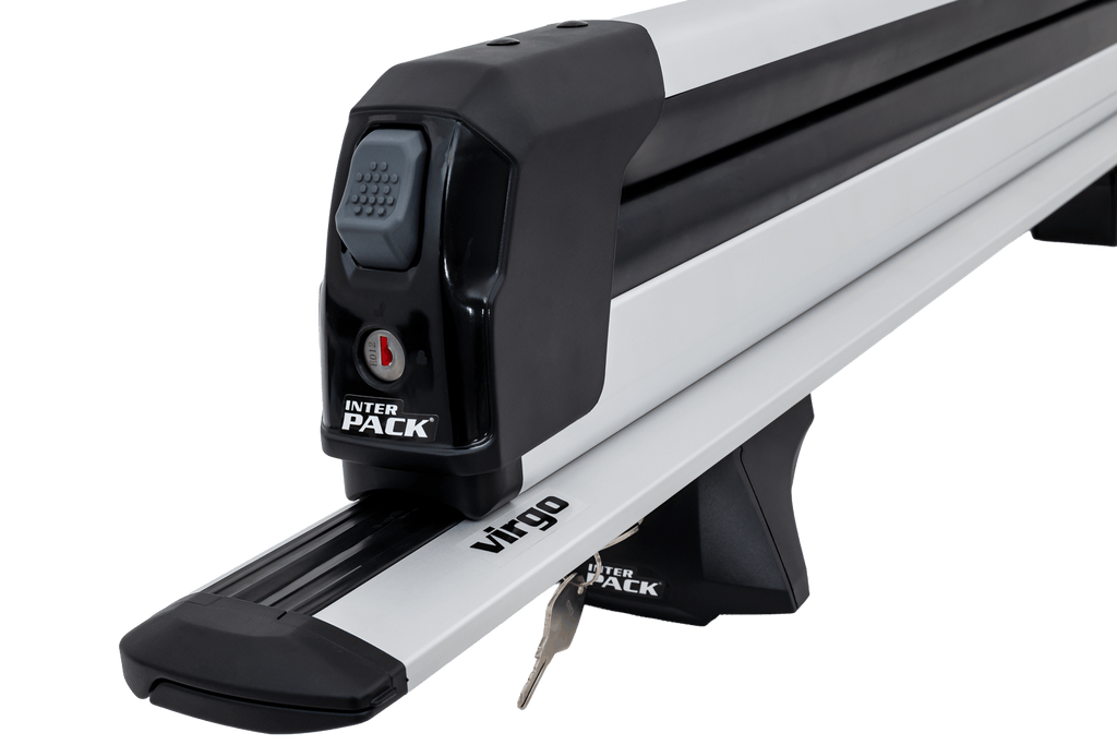 Inter Pack Frostline 6 - porta sci estensibile in alluminio per 6 paia di sci o 4 snowboard