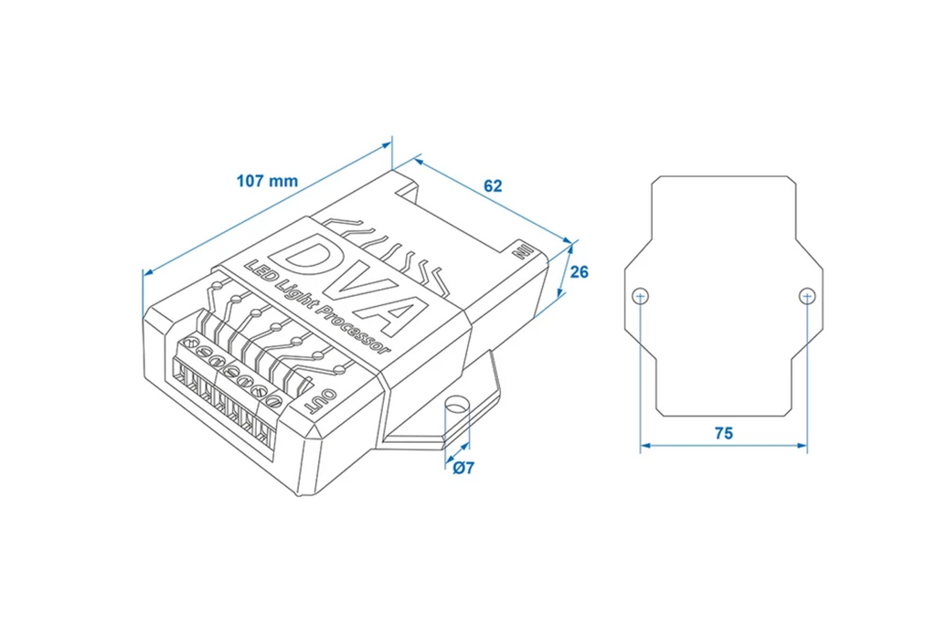 Modulo CANBUS 12V per controller luci LED per rimorchio ProPlus 343128S