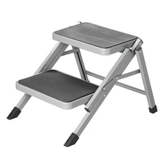 ProPlus 360823V01 Scaletta pieghevole da campeggio a due gradini, portata massima 150 kg