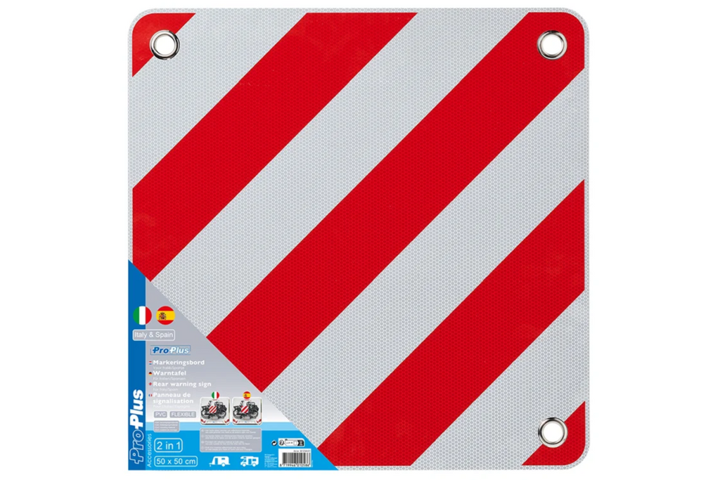 Cartello di segnalazione posteriore ProPlus 361234V01, bifacciale, 50x50 cm