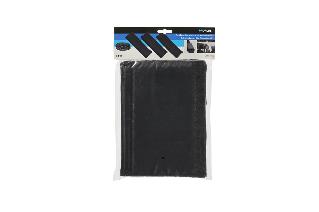 Set di tre protezioni per cinghie antivento ProPlus 361730, copricinghia da 6 cm