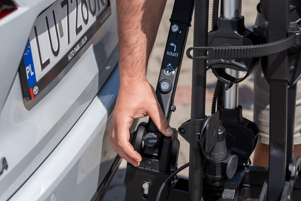 Inter Pack Quattro Fold - portabici da gancio traino per 4 biciclette