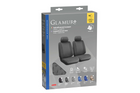 Set di coprisedili per auto LAMPA Glamur grigi, per i sedili anteriori