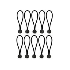 Set di corde per fissare le tende da sole ProPlus 365644, corde in gomma con sfera, 15 cm, 10 pezzi.