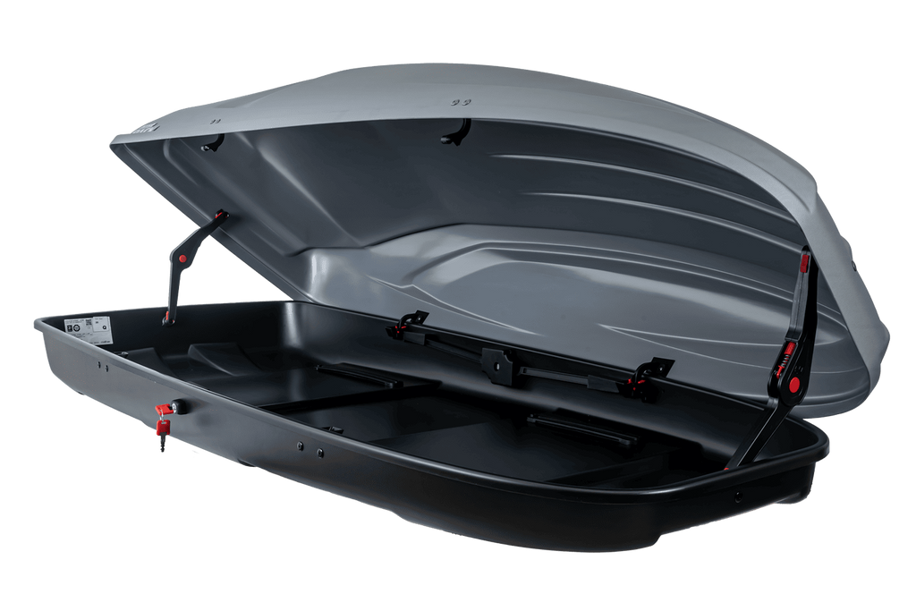 Box da tetto Inter Pack Stella 480 in kevlar argento (flexi fit G2)