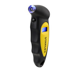 Manometro digitale per pneumatici STANLEY Automotive con intervallo di misurazione da 0 a 6,2 bar.
