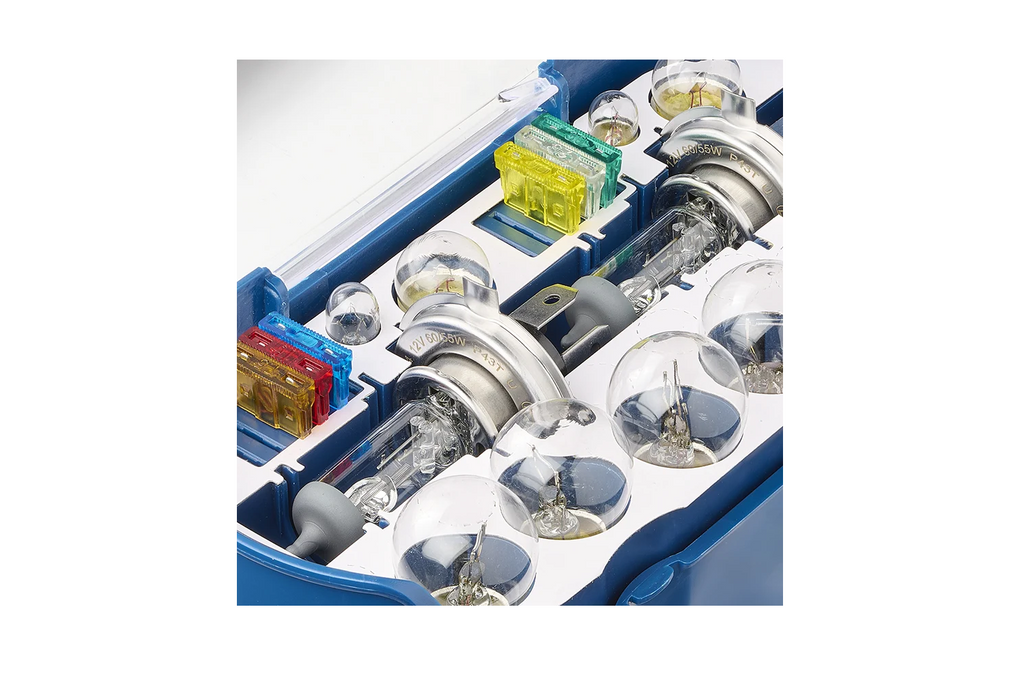 Kit di lampadine H4 per camper e auto ProPlus 410134, set di ricambio da 16 pezzi.