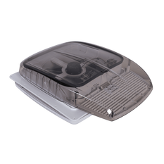 Ventilatore da tetto automatico PUNDMANN PLUS FAN per camper con illuminazione e tendina avvolgibile 400×400mm