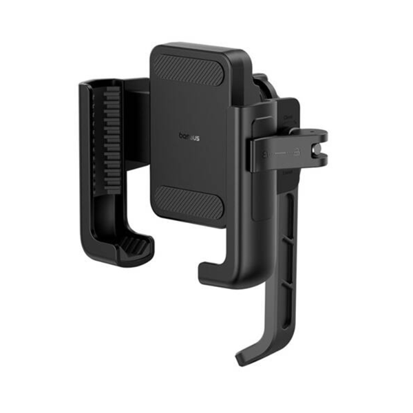 Supporto universale per telefono da bici/moto serie GoTrip di BASEUS, da fissare allo specchietto retrovisore.