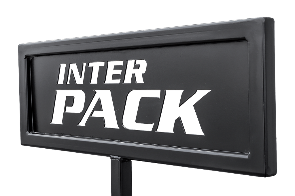 Portabici da gancio traino INTER PACK per 2 portabici 1368mm 800mm