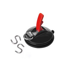 Supporto a ventosa con ganci e anello ProPlus 758082, portata 115 mm, capacità 10 kg.
