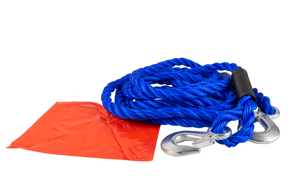 Cavo di traino con ganci LAMPA, cinghia di traino 4m/18mm/5t blu