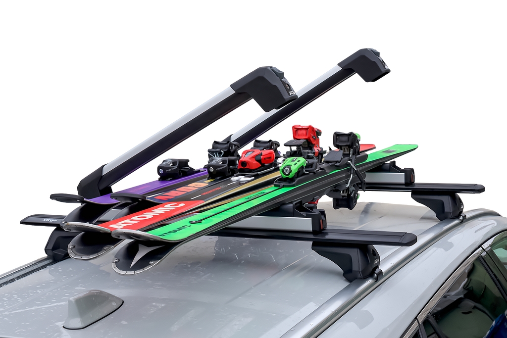 Inter Pack Frostline 4 - porta sci in alluminio per 4 paia di sci o 2 snowboard