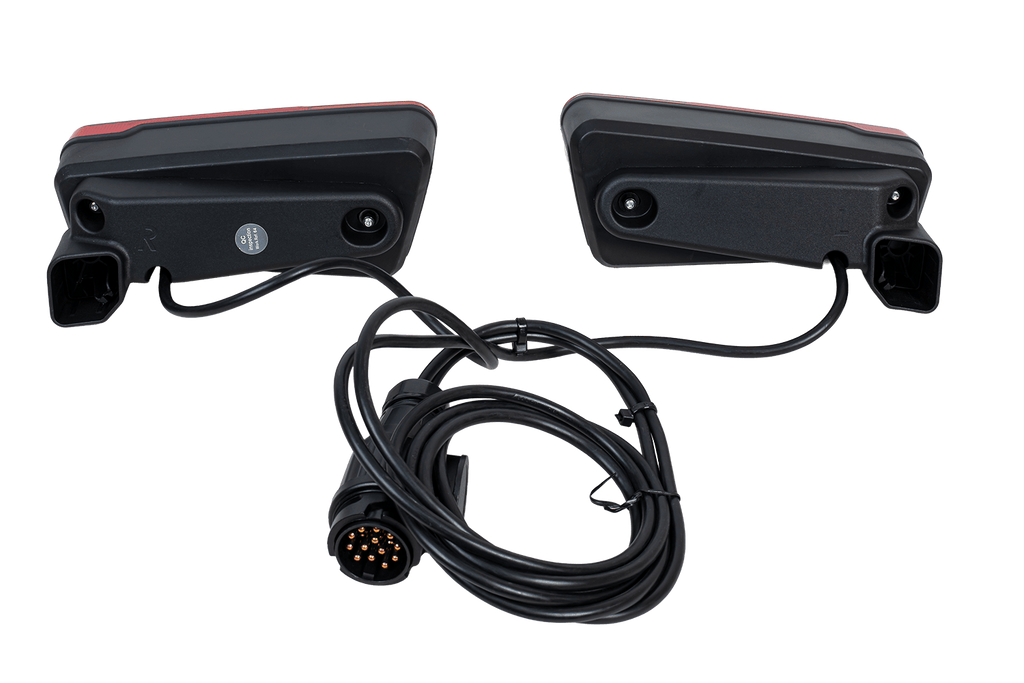Luci a piattaforma per bicicletta Inter Pack New Spider con cablaggio