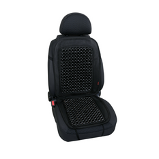 Cuscino Evoluzione con perline di legno nere