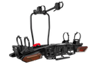 Inter Pack Velox 2 LED - portabici pieghevole da gancio traino per 2 biciclette con luci a LED (nero)