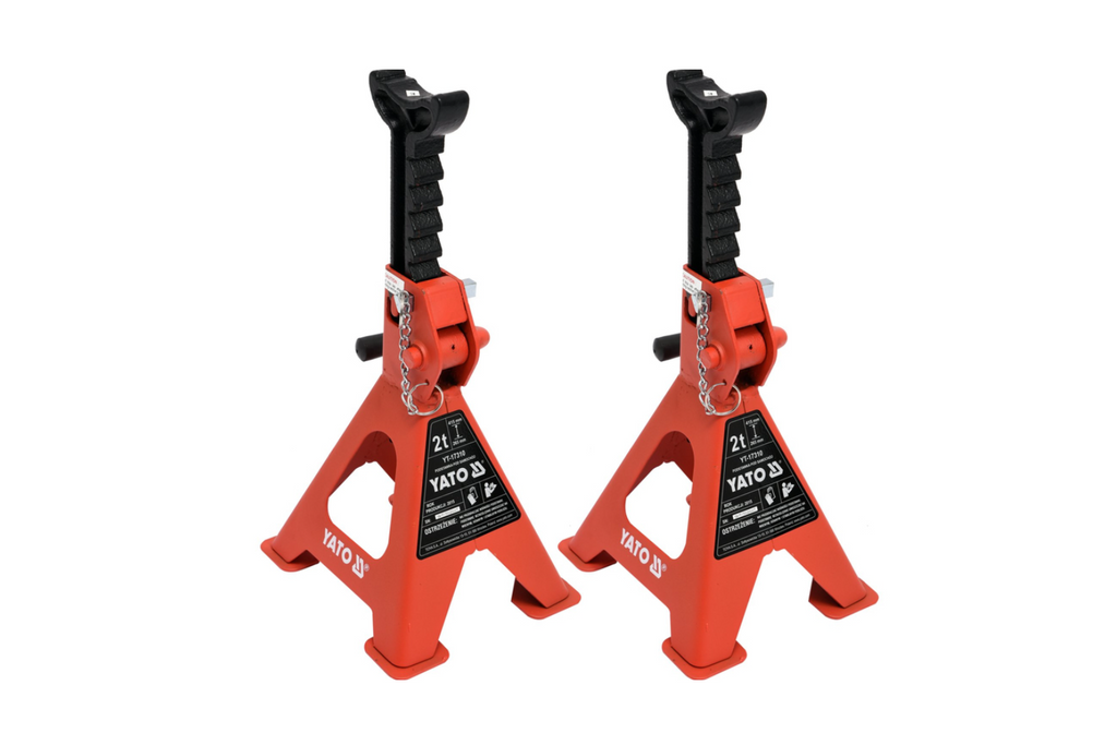 Set di due cavalletti per auto YATO YT-17310, 2 tonnellate.