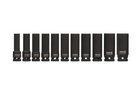 Set di 11 bussole lunghe a impatto YATO YT-1054 da 1/2".