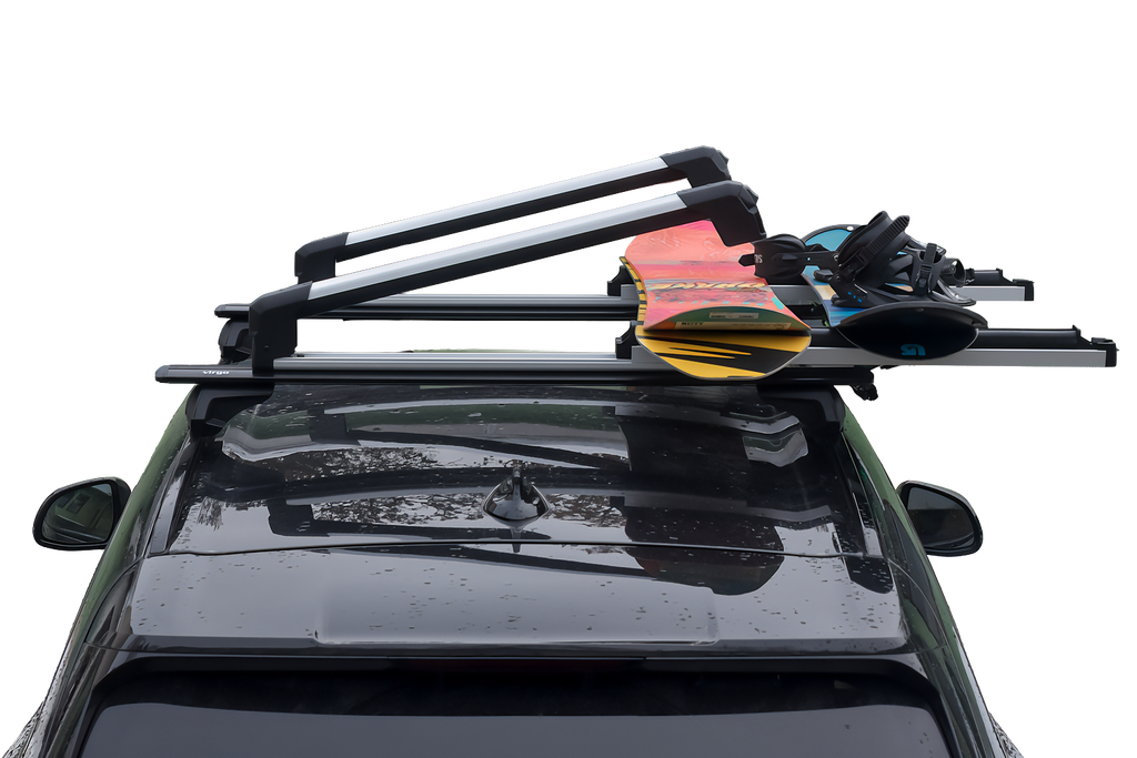 Inter Pack Frostline 6 - porta sci estensibile in alluminio per 6 paia di sci o 4 snowboard