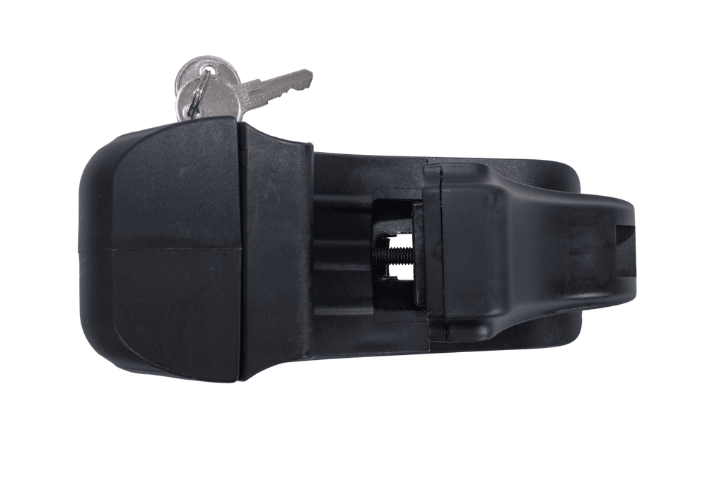 Portapacchi da tetto Eco Alubase 135 - portapacchi universale in alluminio per barre longitudinali (nero)