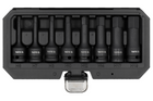 Set di 8 bussole esagonali per chiavi a percussione YATO YT-1066, misure 6-19 mm.