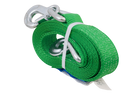 Cavo di traino con ganci HILLS, cinghia di traino 5 m/60 mm/6 t, verde