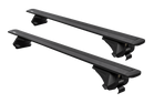Portapacchi da tetto Inter Pack Virgo IR 120 (G2) con barre integrate (nero)
