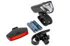 Set di luci per bicicletta a batteria PROFEX 92618 Super Vision (anteriore e posteriore)