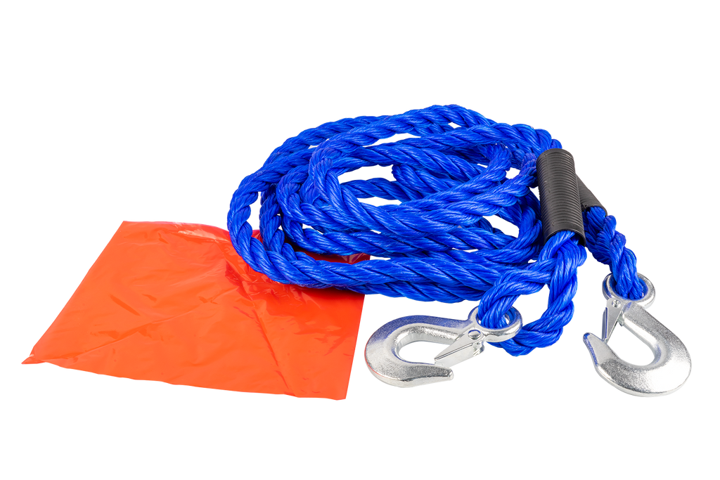 Cavo di traino con ganci LAMPA, cinghia di traino 4m/18mm/5t blu