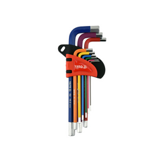Set di chiavi a brugola YATO YT-05631 da 1,5-10 mm, 9 pezzi.