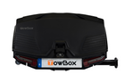 Box portabagagli da gancio traino Camper Alpha nero LED (lungo)