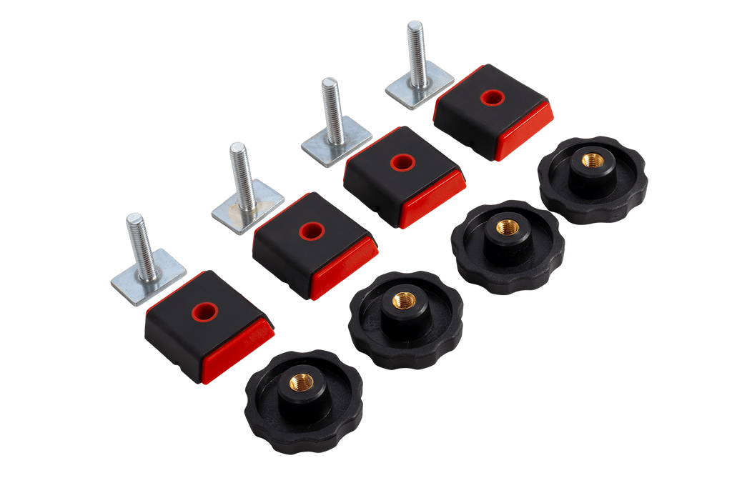 Profilo a T MF (scanalature) - adattatore per travi con scanalatura a T - Inter Pack Traxer, Carver, Zenith