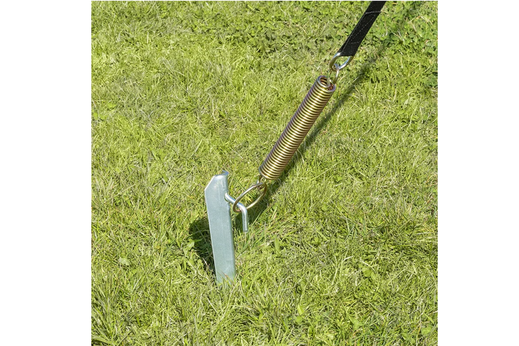 Set di tre cinghie antivento ProPlus 361724 per verande da 3x5 m e verande da campeggio.