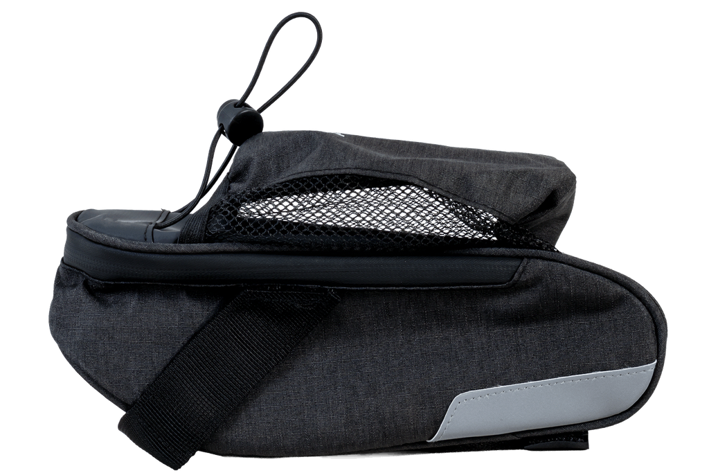 PROFEX 82318 Borsa sottosella lunga nera Lux con tasca portaborraccia