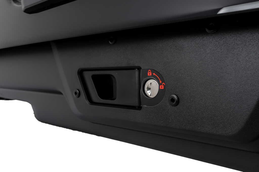 Box da tetto Inter Pack Monsun PRO M, nero metallizzato