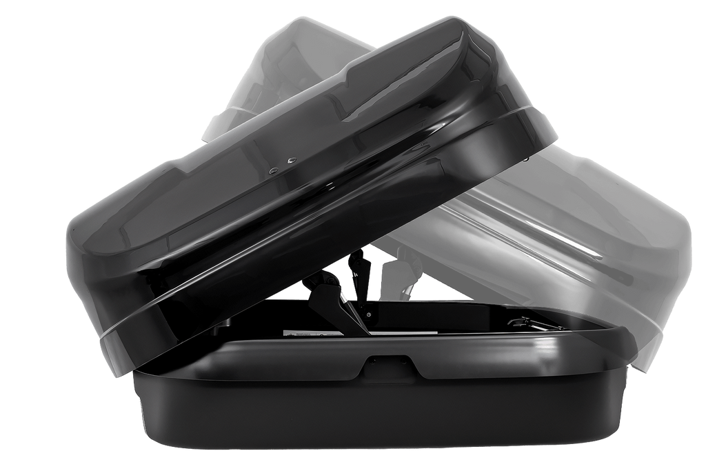 Box da tetto Inter Pack Monsun M, nero metallizzato