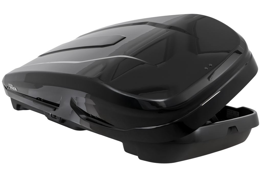Box da tetto Inter Pack Monsun PRO M, nero metallizzato