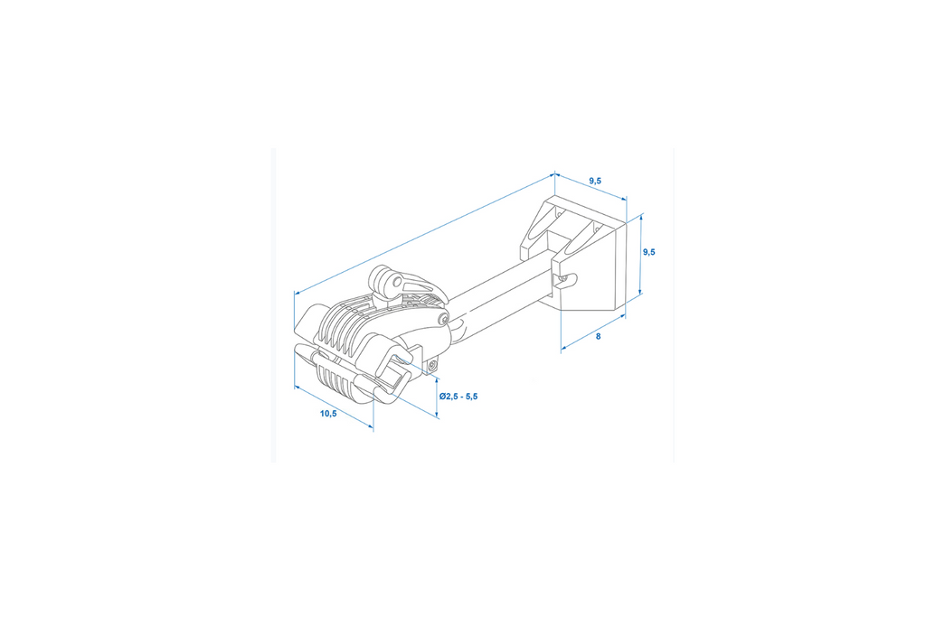 ProPlus 730914, appendiabiti da parete pieghevole per biciclette