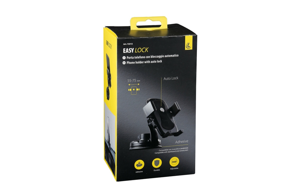 Supporto per telefono Easy-Lock LAMP con ventosa