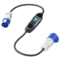 Cavo adattatore ProPlus 373589 CEE con interruttore differenziale, lunghezza 120 cm.